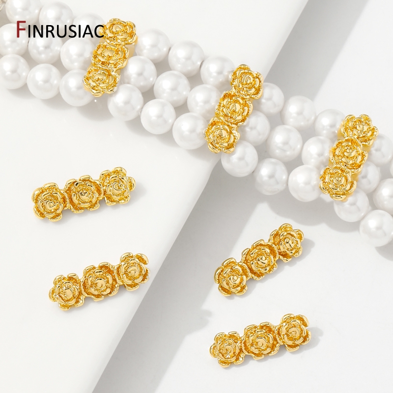 Rose Gold Bracelet - فاصل خرز على شكل وردة من