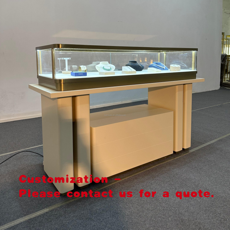 Jewelry And Watches Exhibition - طاولة عرض ساعات ومجوهرات من الفولاذ