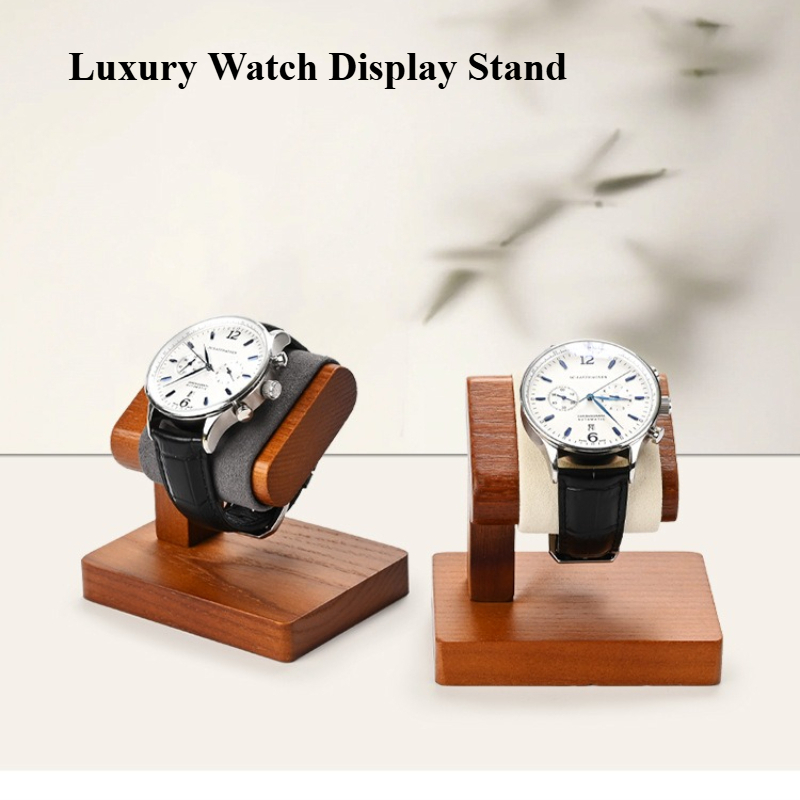 Jewelry And Watches Exhibition - حوامل عرض ساعات فاخرة من الخشب