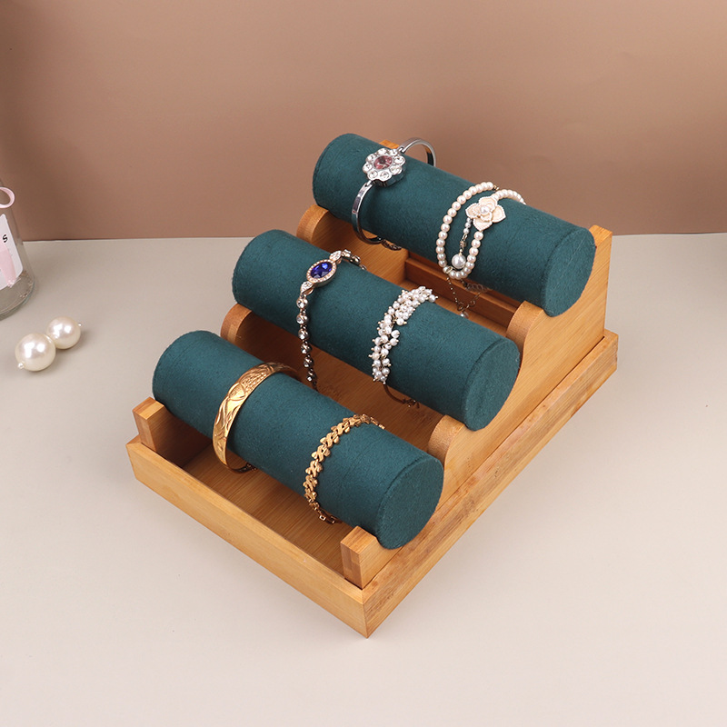 Jewelry Stores With Watches - 3 طبقات سوار عرض موقف مجوهرات