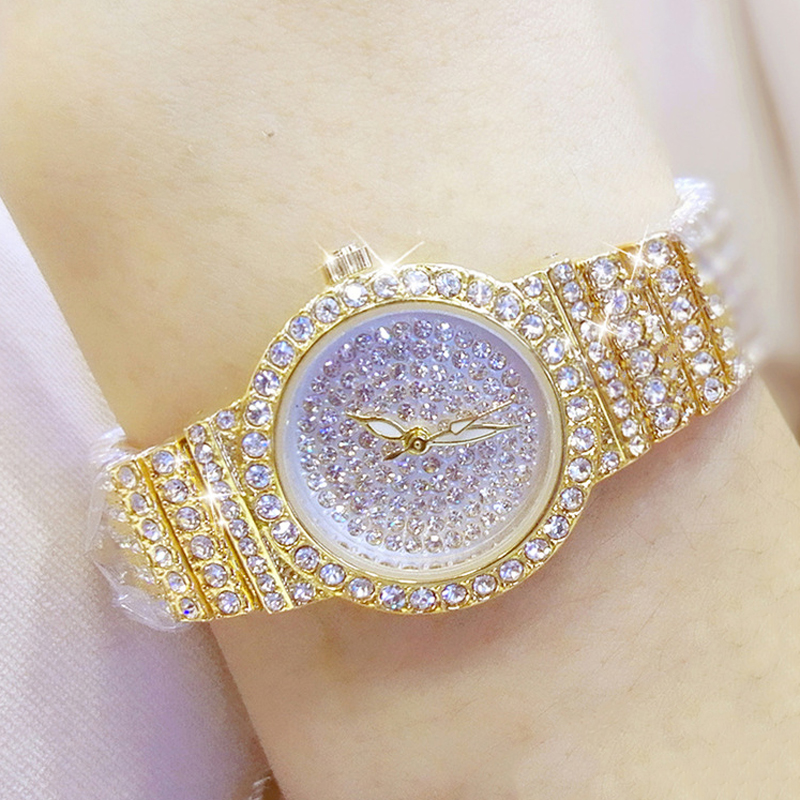 ساعة نسائية من ماركات فاخرة شه - مراجعة Jewelry Watches Gold وسعره
