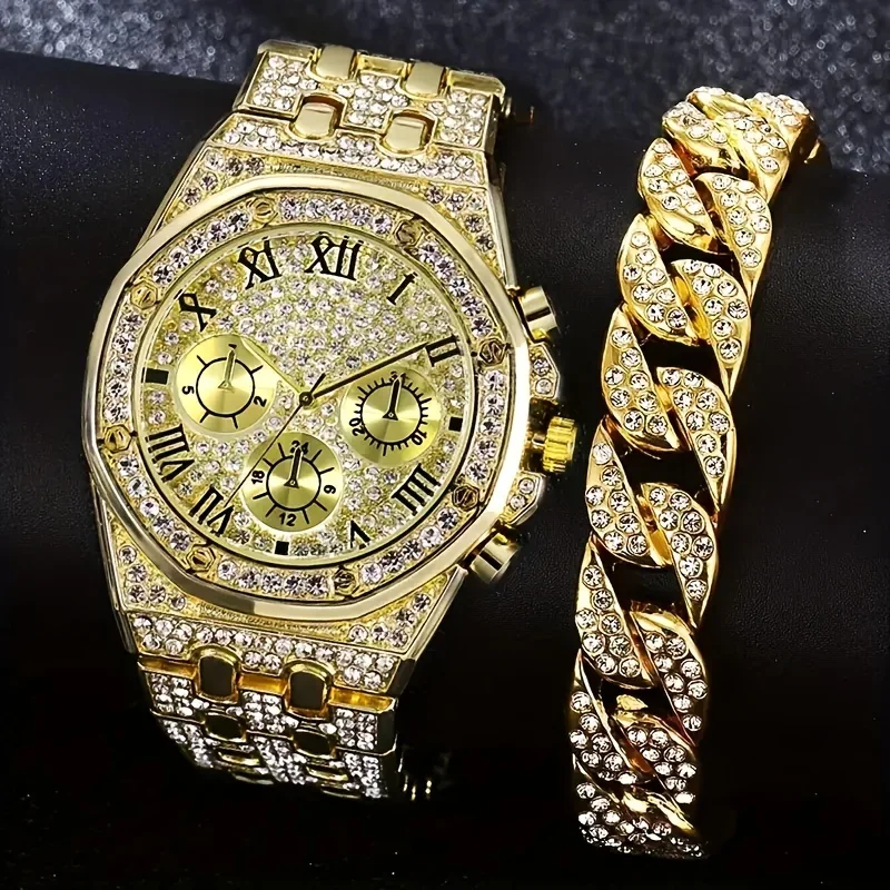 ساعة كوارتز فاخرة بإطار ثماني  - مراجعة Icebox Jewelry Watches وسعره