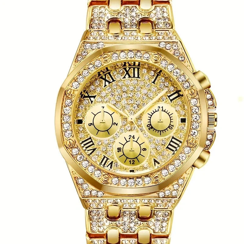 ساعة كوارتز فاخرة بإطار ثماني  - مراجعة Icebox Jewelry Watches وسعره