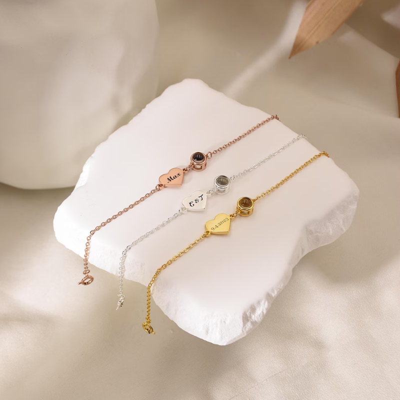 سوار اسم مخصص مع سوار عرض الصو - مراجعة Rose Gold Bracelet وسعره