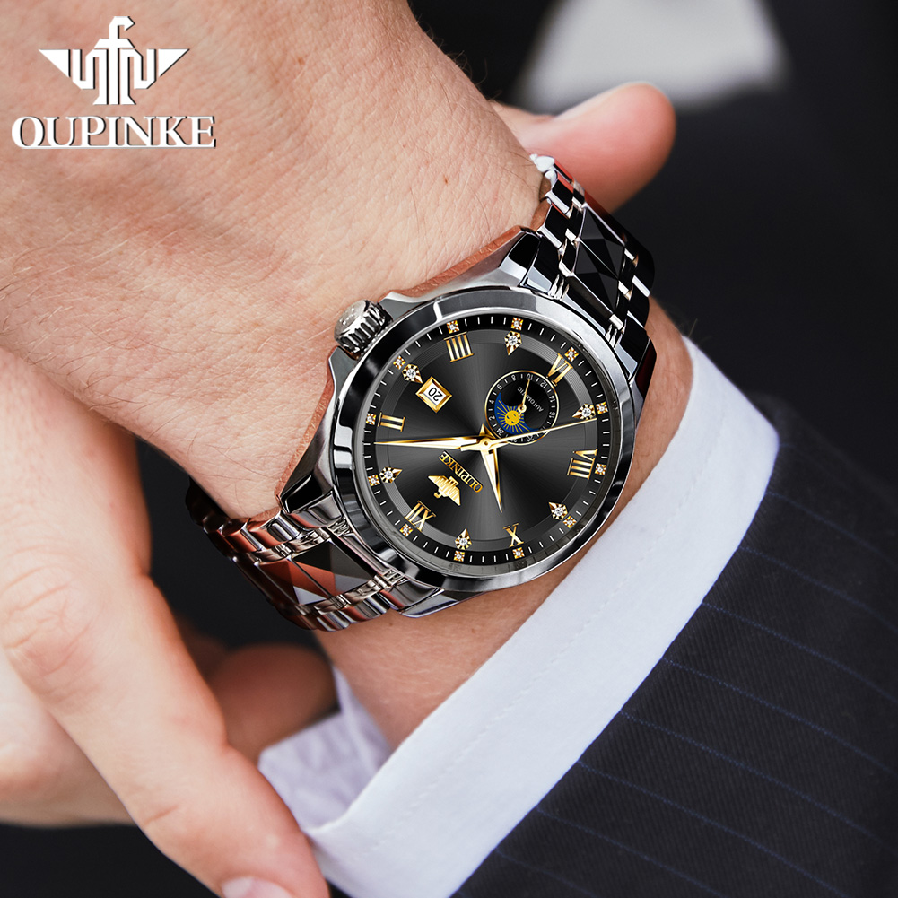 ساعة رجالية OUPINKE 3265، ساعة - مراجعة Mens Mechanical Watch وسعره