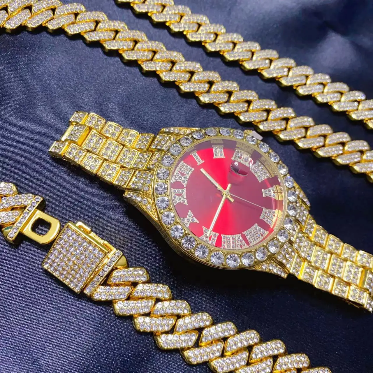 طقم مجوهرات رجالي 3 قطع: ساعة  - مراجعة Icebox Jewelry Watches وسعره