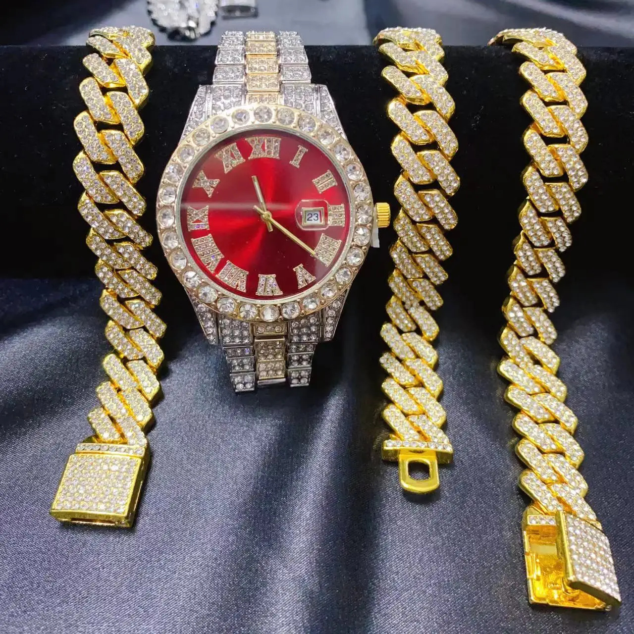 طقم مجوهرات رجالي 3 قطع: ساعة  - مراجعة Icebox Jewelry Watches وسعره