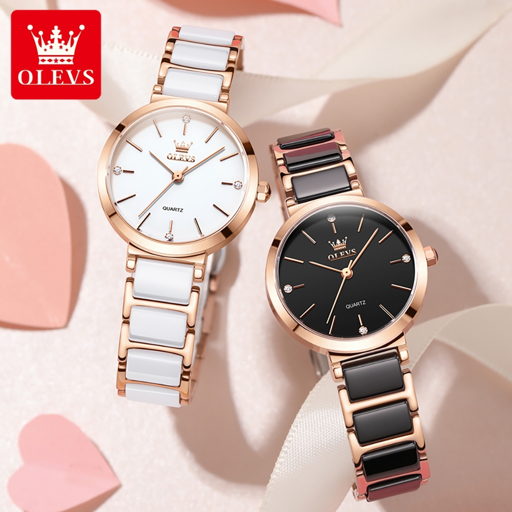 OLEVS ساعة نسائية 5877 ساعة كو - مراجعة Jewelry Watches Women وسعره