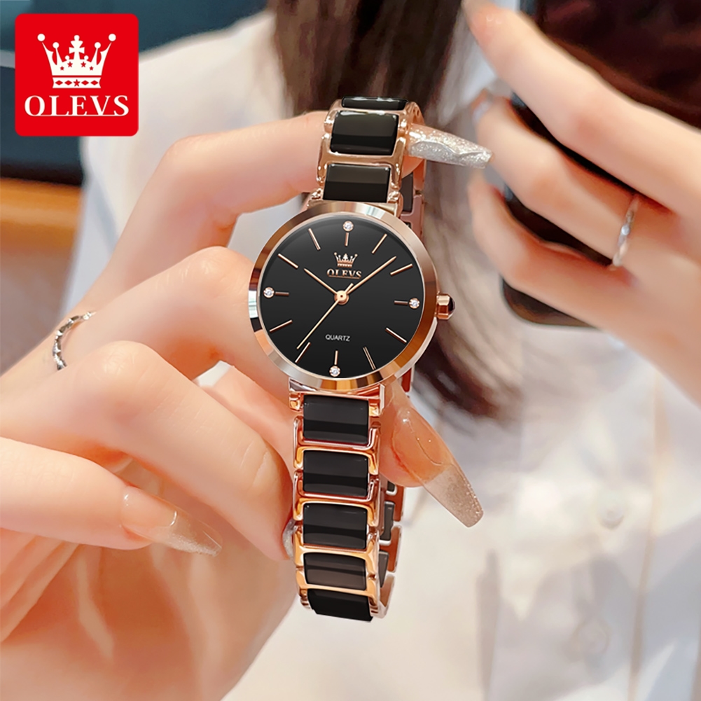 OLEVS ساعة نسائية 5877 ساعة كو - مراجعة Jewelry Watches Women وسعره
