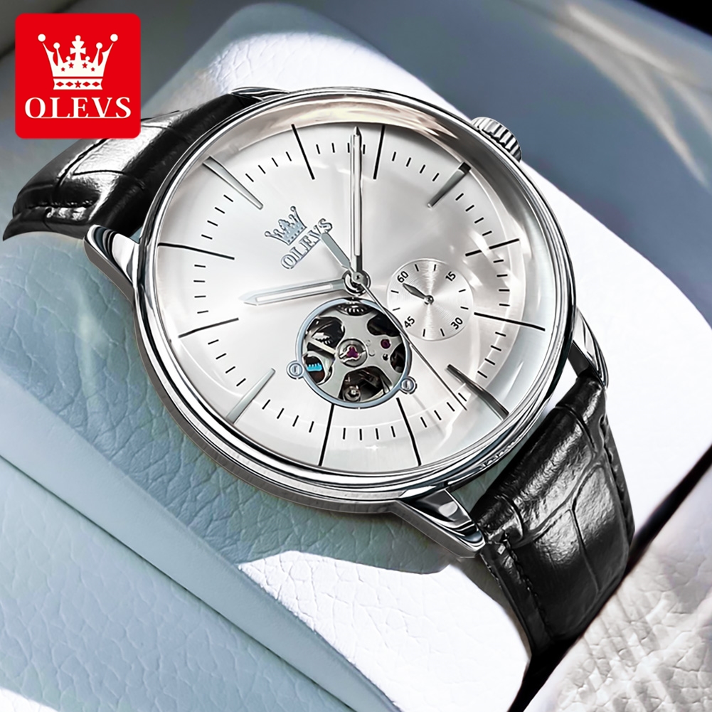 ساعة يد رجالية أوتوماتيكية ميك - مراجعة Mens Mechanical Watch وسعره