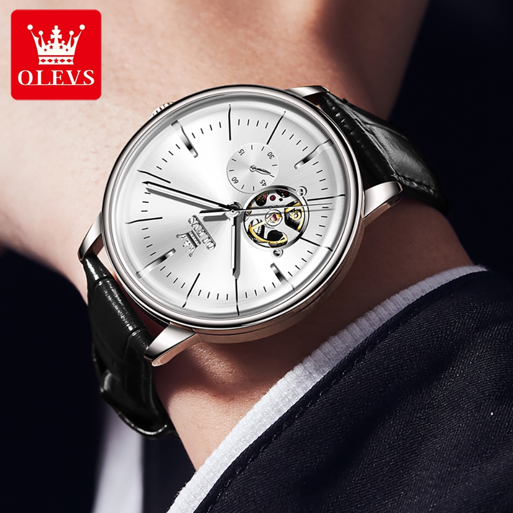 ساعة يد رجالية أوتوماتيكية ميك - مراجعة Mens Mechanical Watch وسعره