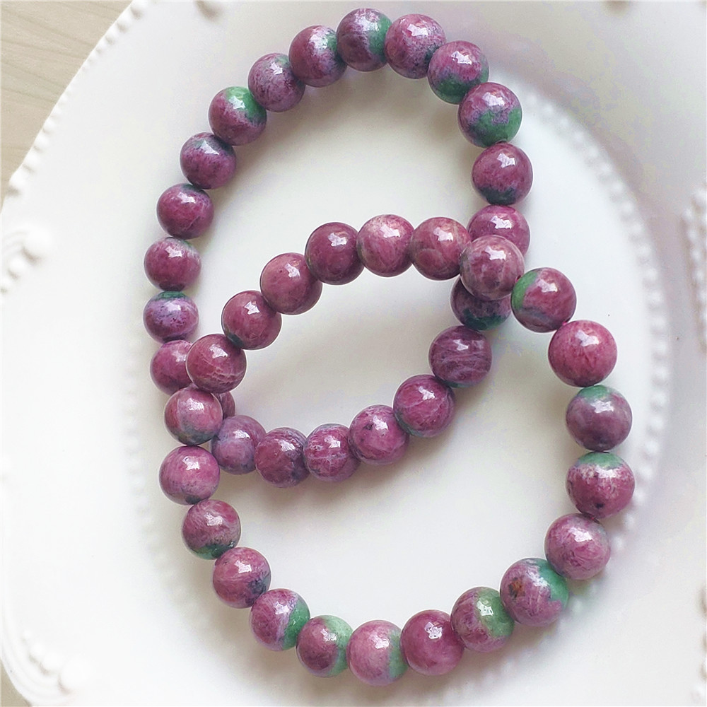 سوار من حجر الياقوت الأحمر الط - مراجعة Gemstone Bracelet Healing وسعره