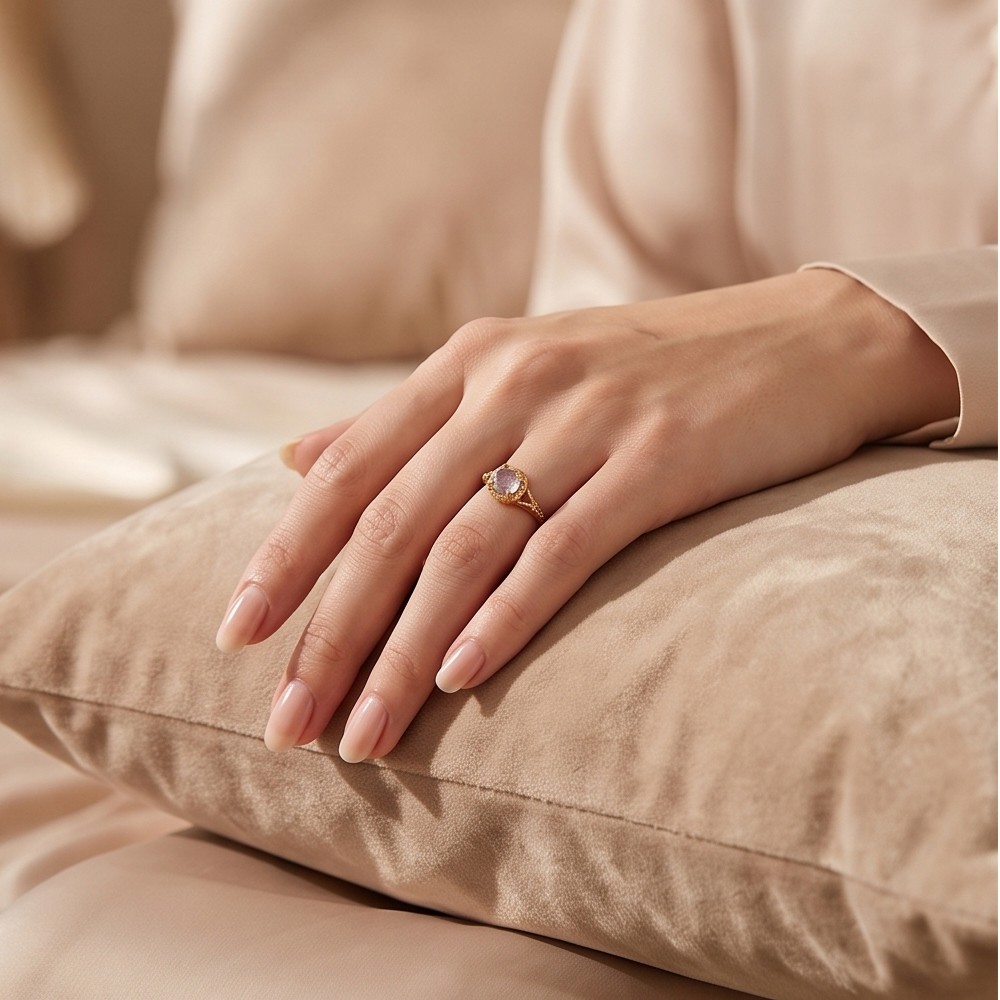 خاتم LAMOON من الأحجار الكريمة - مراجعة Turquoise Stone Ring وسعره