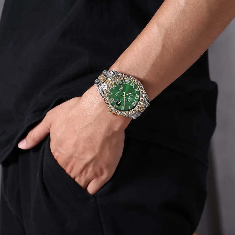 ساعة كوارتز فاخرة مطلية بالذهب - مراجعة Jewelry Watches For Men وسعره