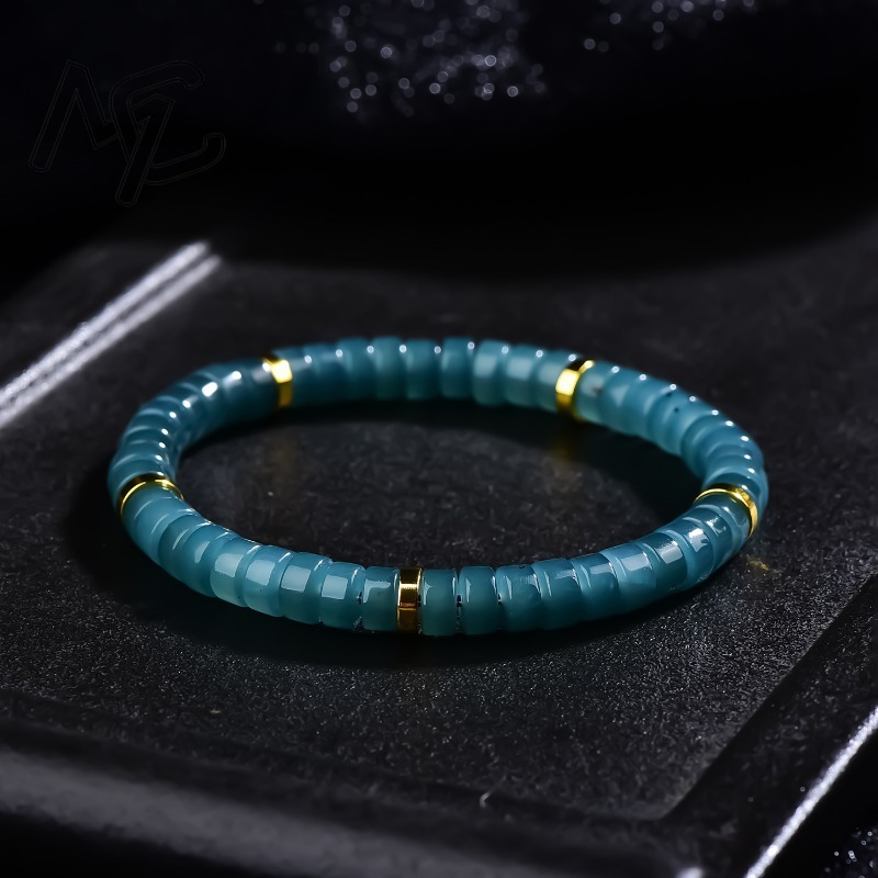 سوار من خرز اليشم الطبيعي الأز - مراجعة Jewelry & Watches Store وسعره