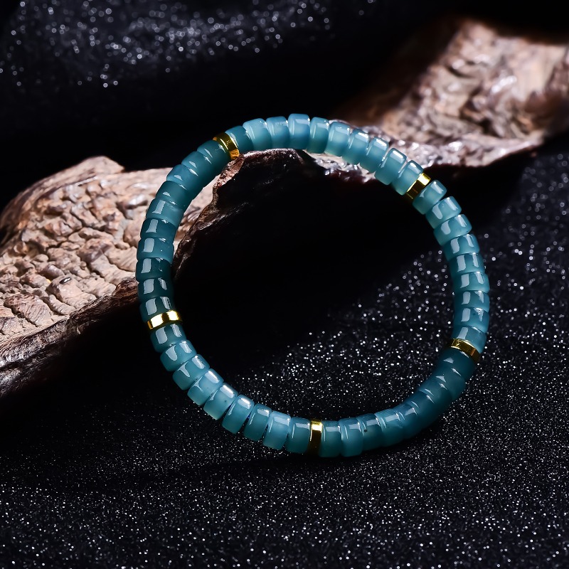 سوار من خرز اليشم الطبيعي الأز - مراجعة Jewelry & Watches Store وسعره