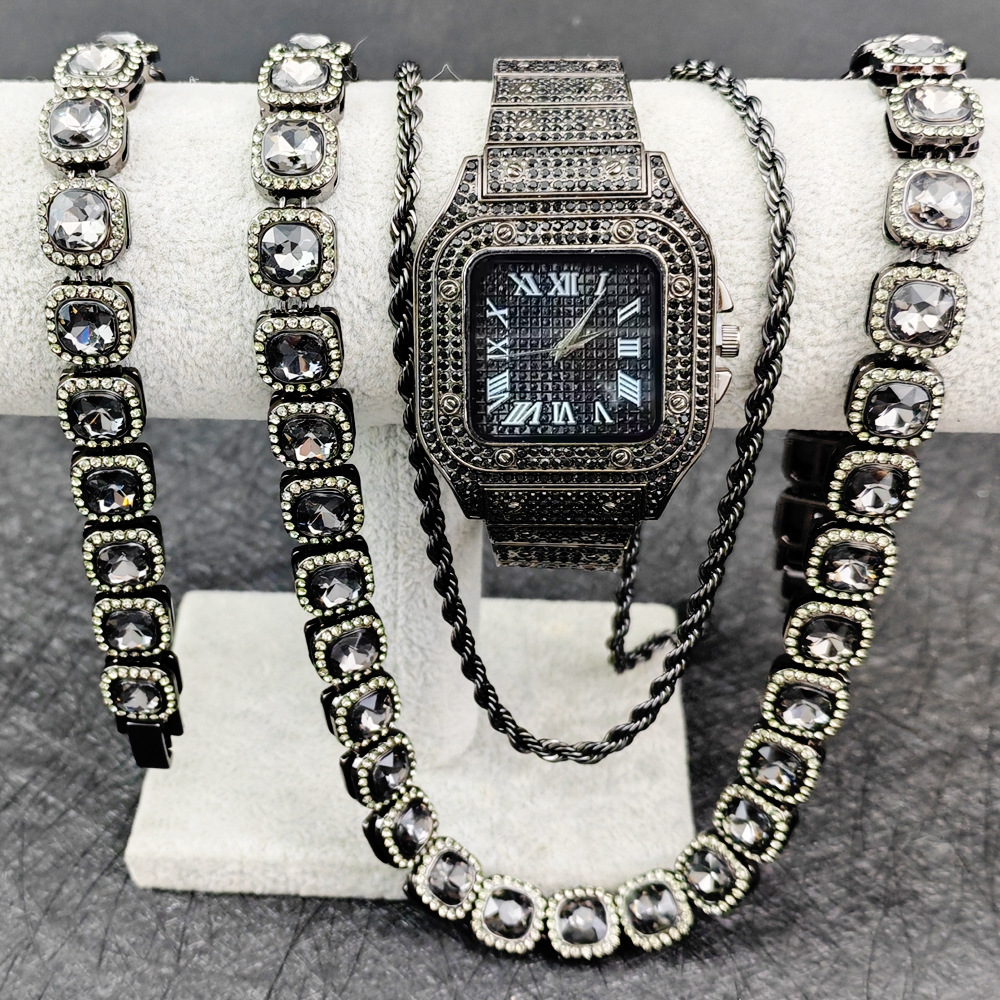 Purco ساعة سوداء للتنس سلسلة ا - مراجعة Icebox Jewelry Watches وسعره