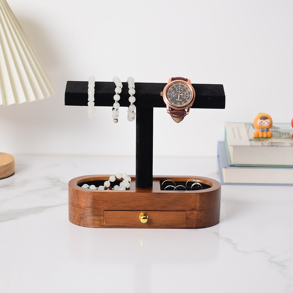 حامل مجوهرات من الخشب الصلب -  - مراجعة Jewelry Stores With Watches وسعره