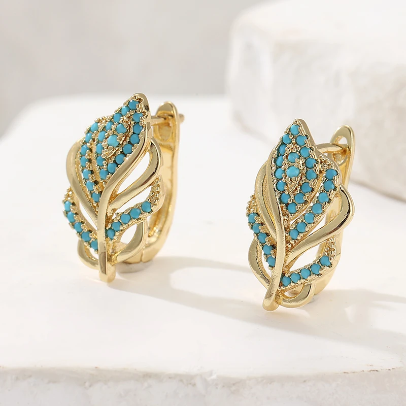 أقراط دائرية مبتكرة على شكل ور - مراجعة Turquoise Stone Ring وسعره