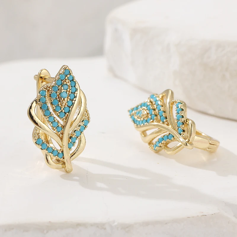 أقراط دائرية مبتكرة على شكل ور - مراجعة Turquoise Stone Ring وسعره
